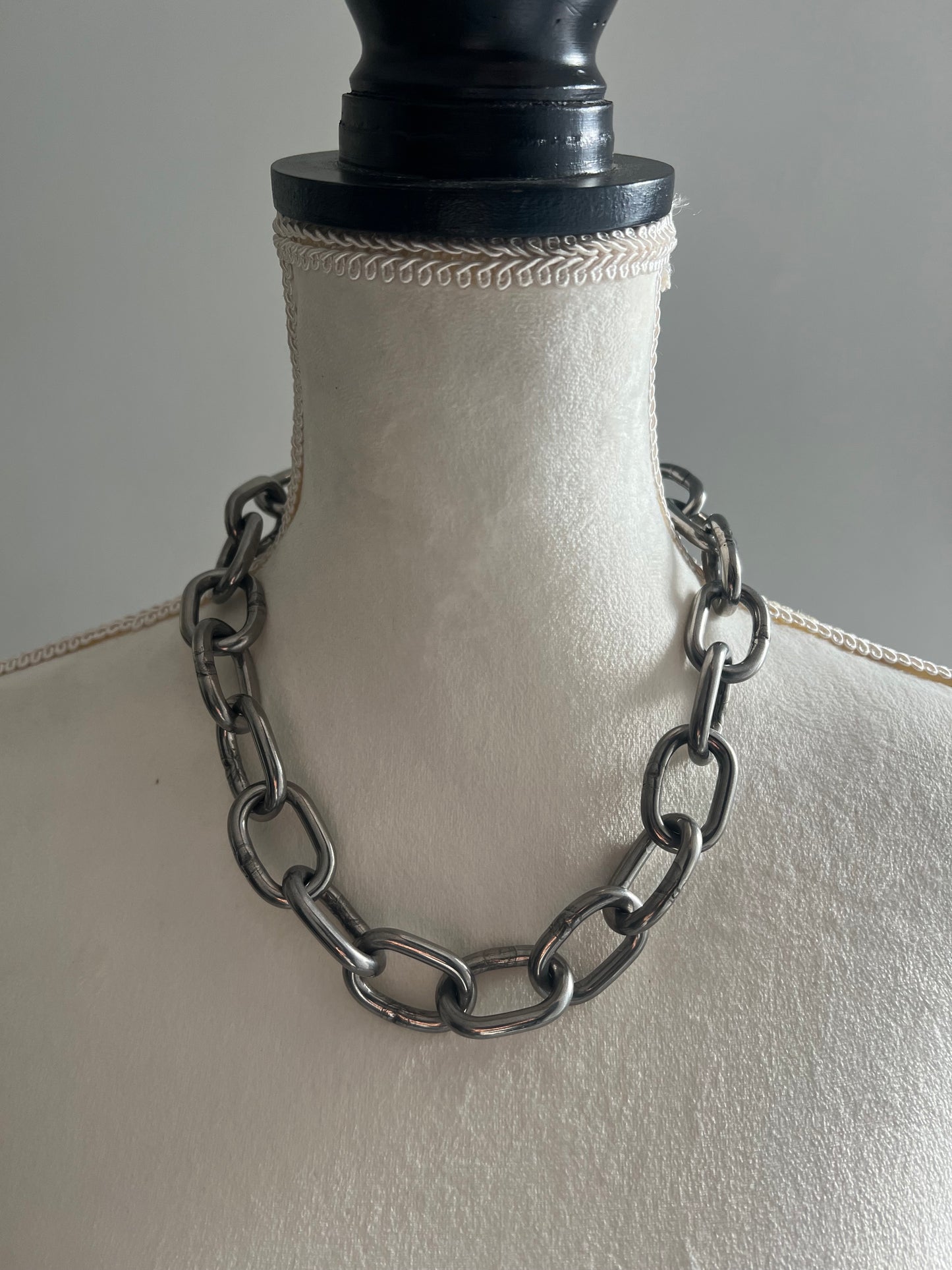 HEAVY UNISEX STAINLESS STEEL CHOKER | NECKLACE