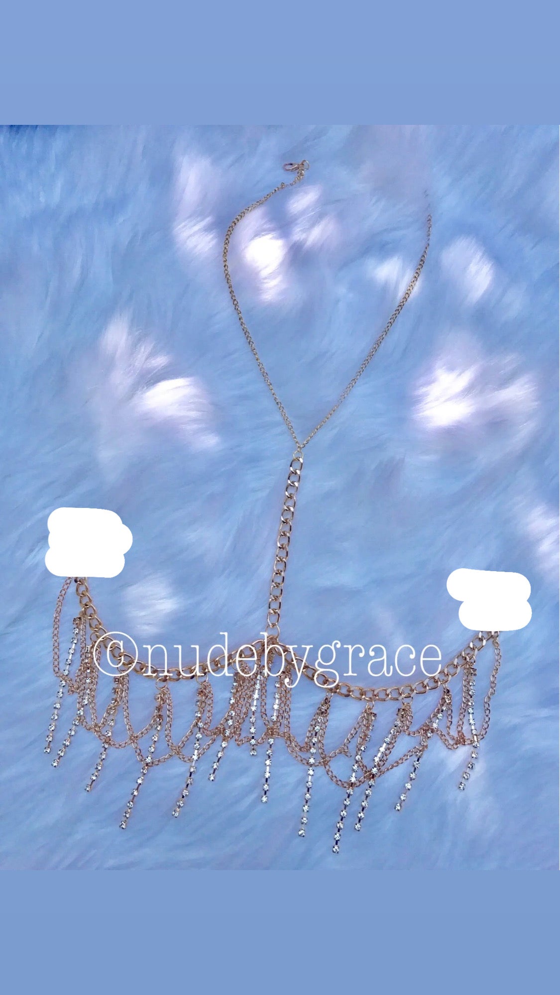 NON PIERCED CRYSTAL BRALETTE