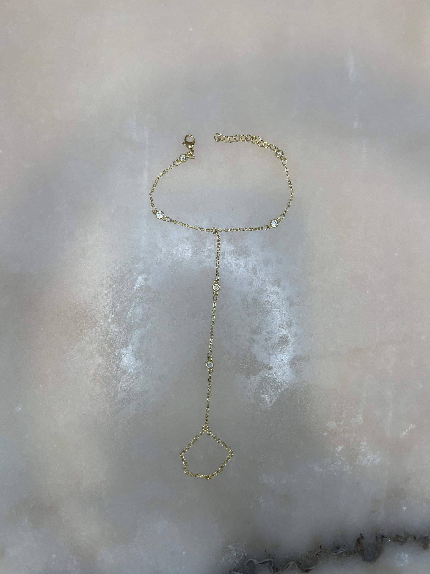 CZ MINIMALIST HAND CHAIN