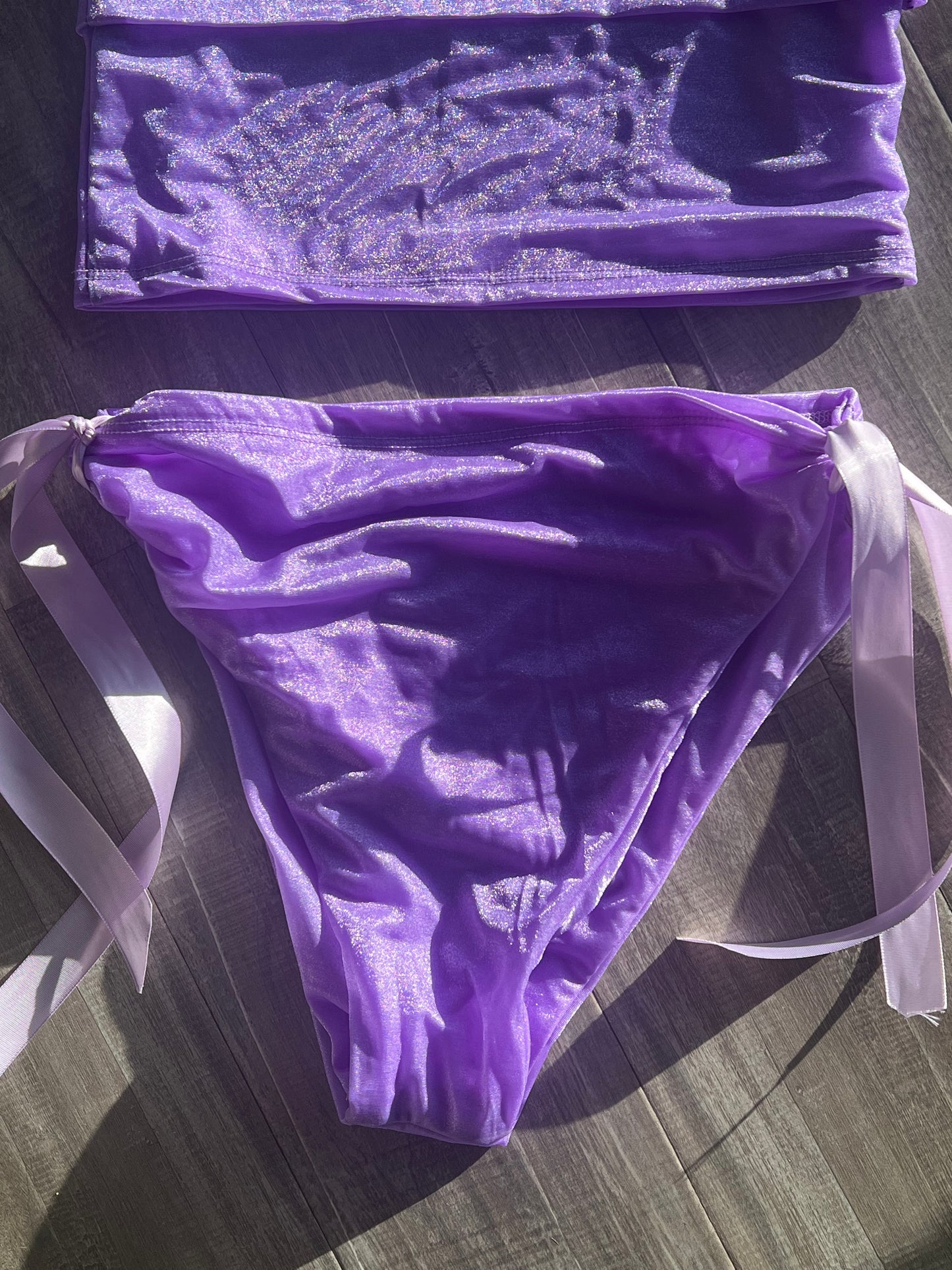 SHEER BIKINI RIBBON SET