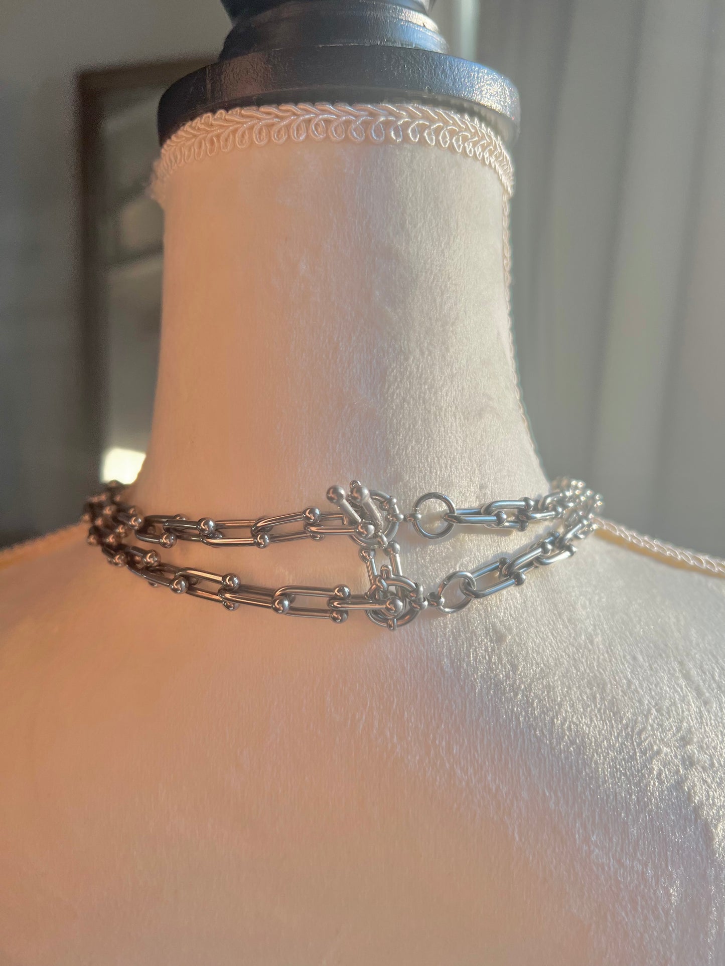 Stainless Steel U Chain Necklace