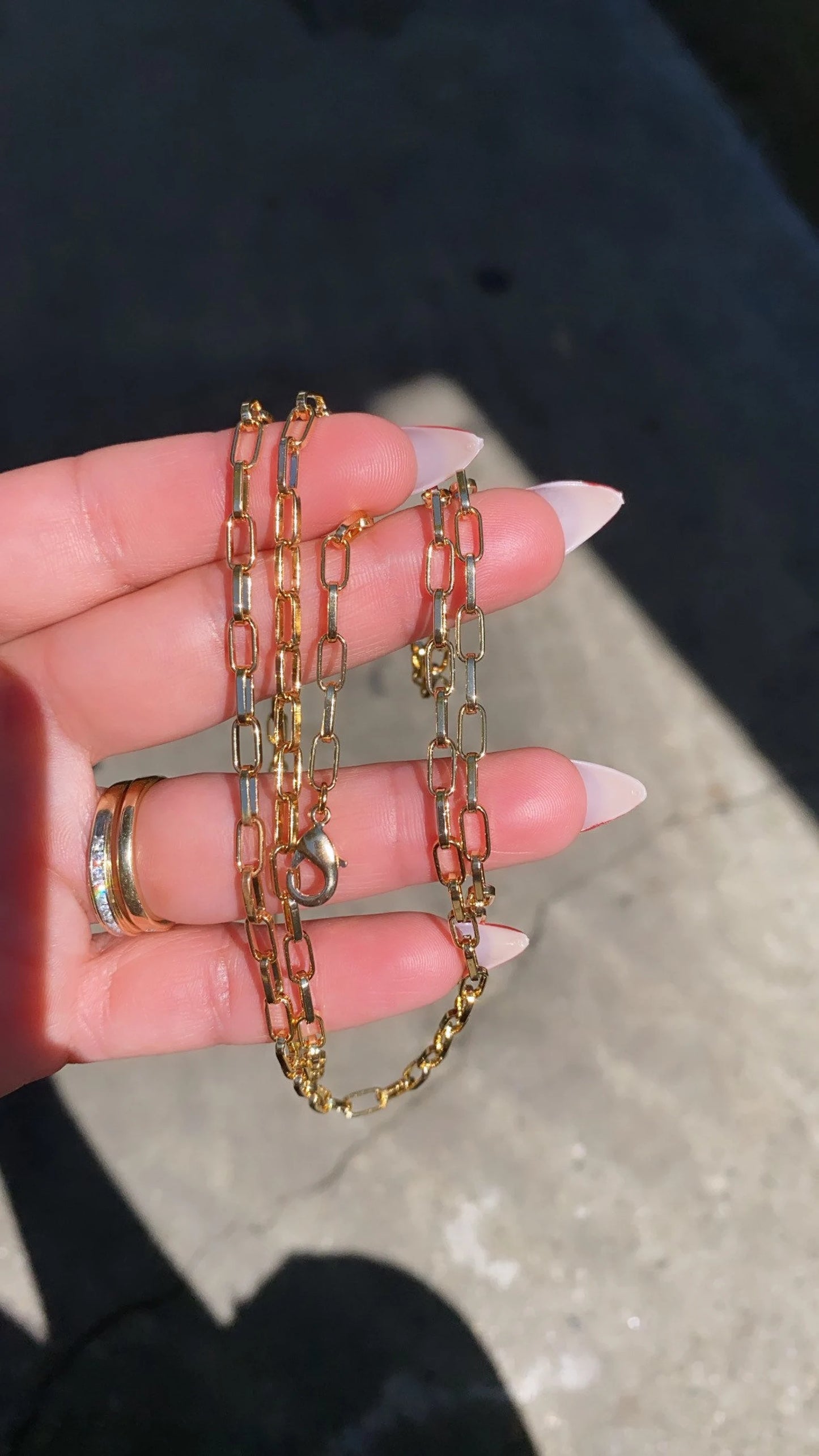 18K GP PAPER CLIP WAIST CHAIN | BELLY CHAIN