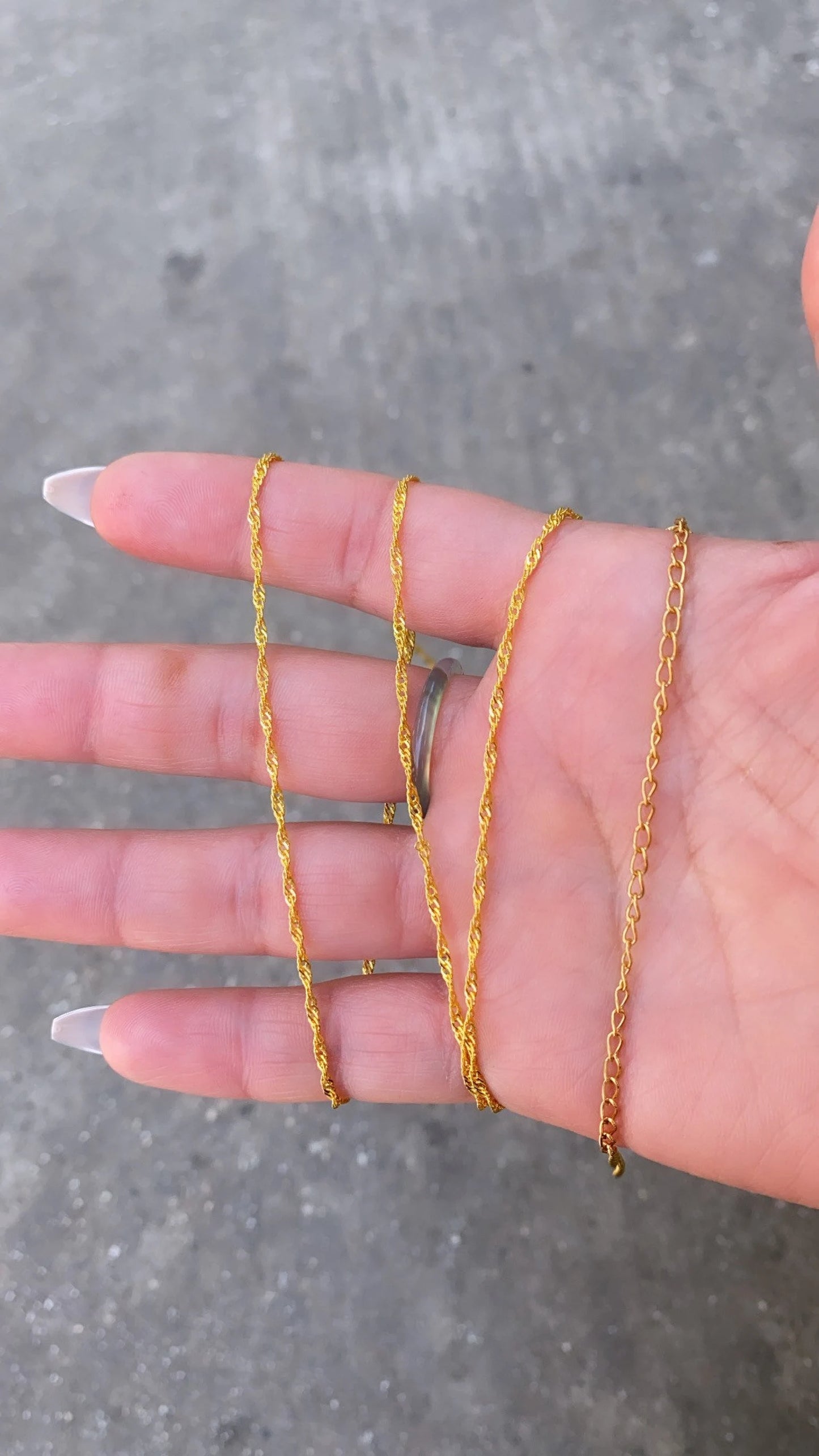 18K GP TWISTED WAIST CHAIN | BELLY CHAIN