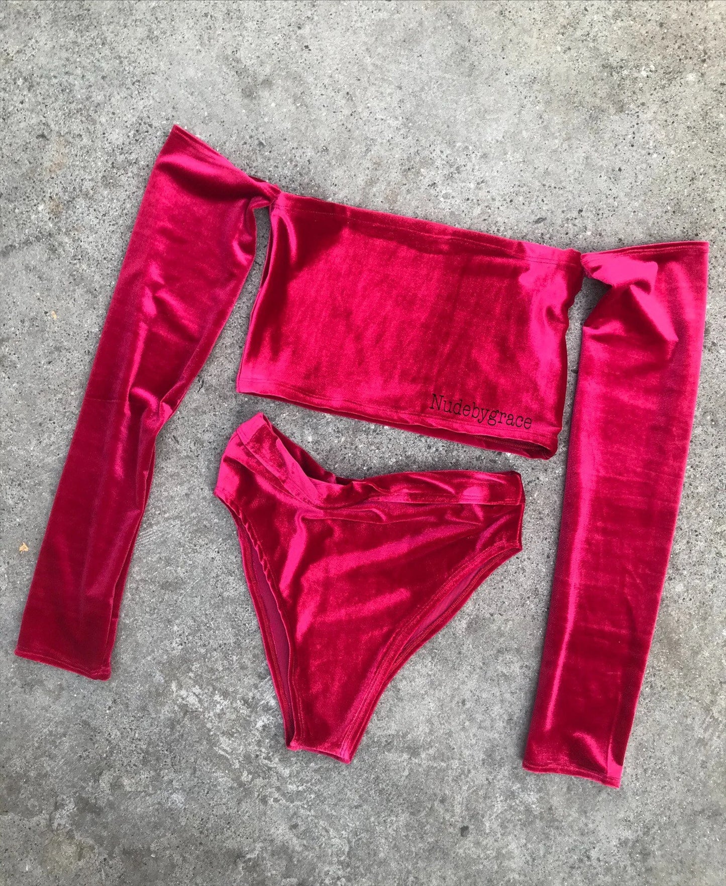2 PIECE VELVET SET | FESTIVAL - COSTUME SET