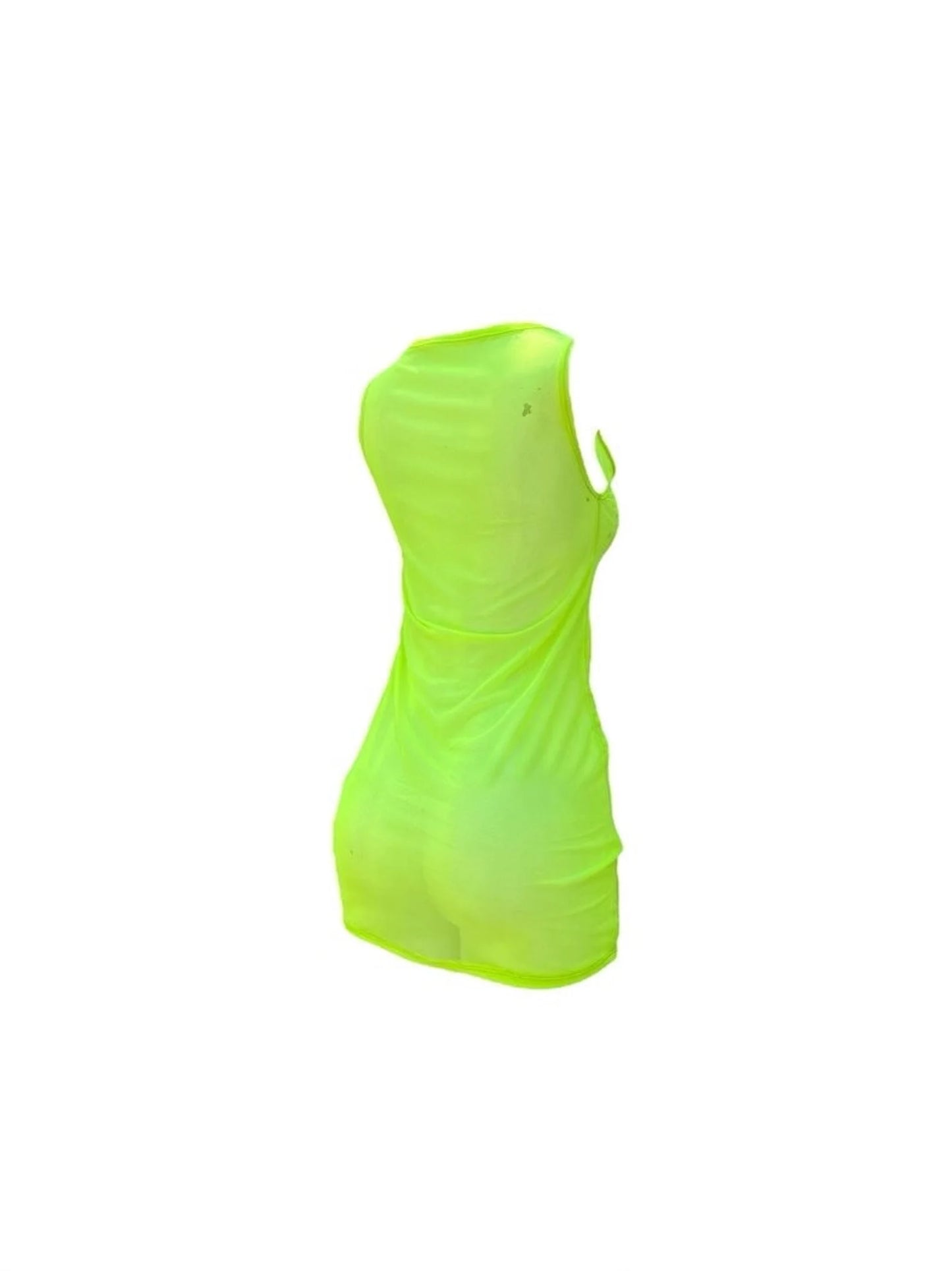 SHORT SLEEVE COVER UP | SHEER DRESS