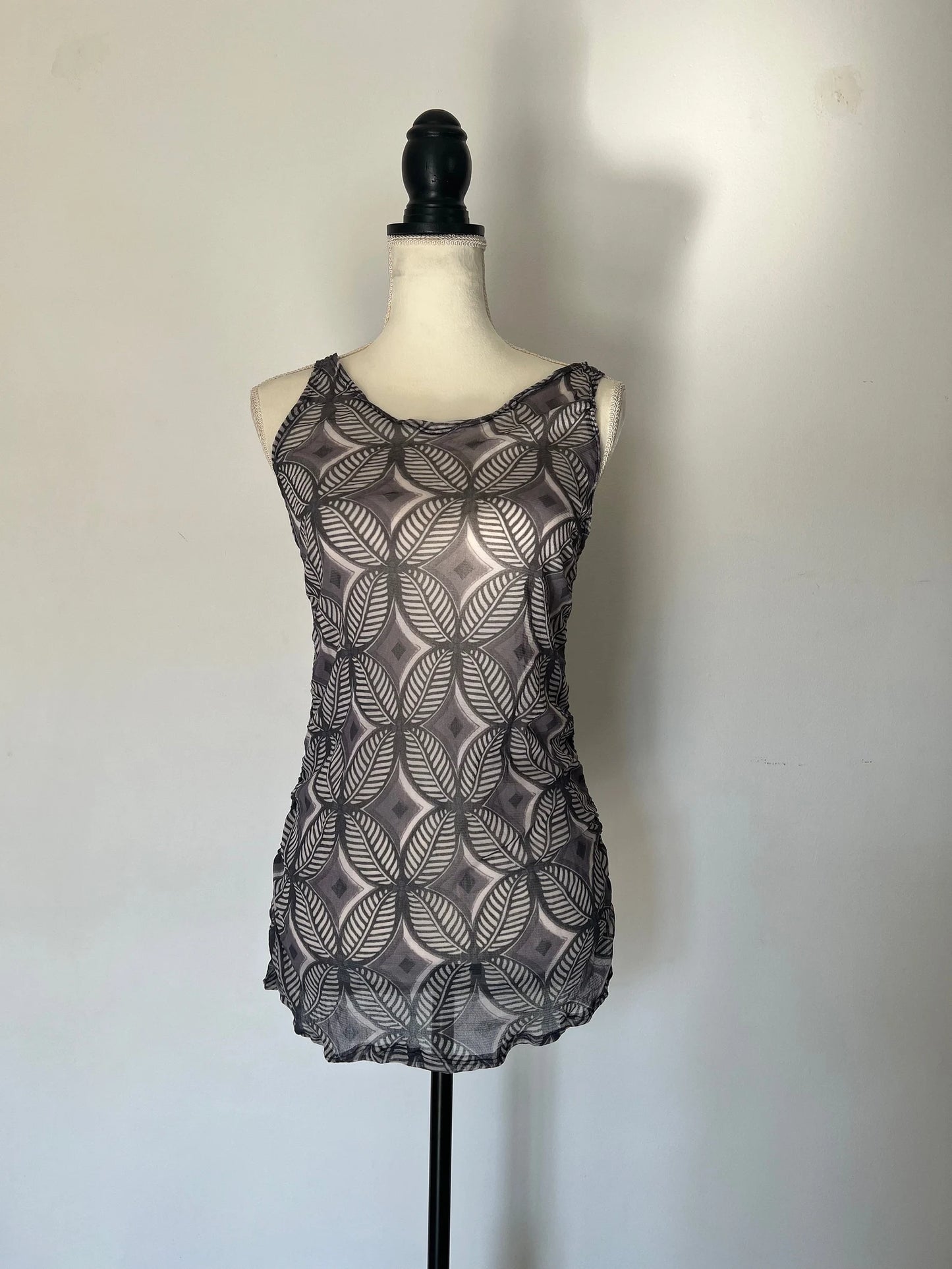 SHEER MESH DRESS
