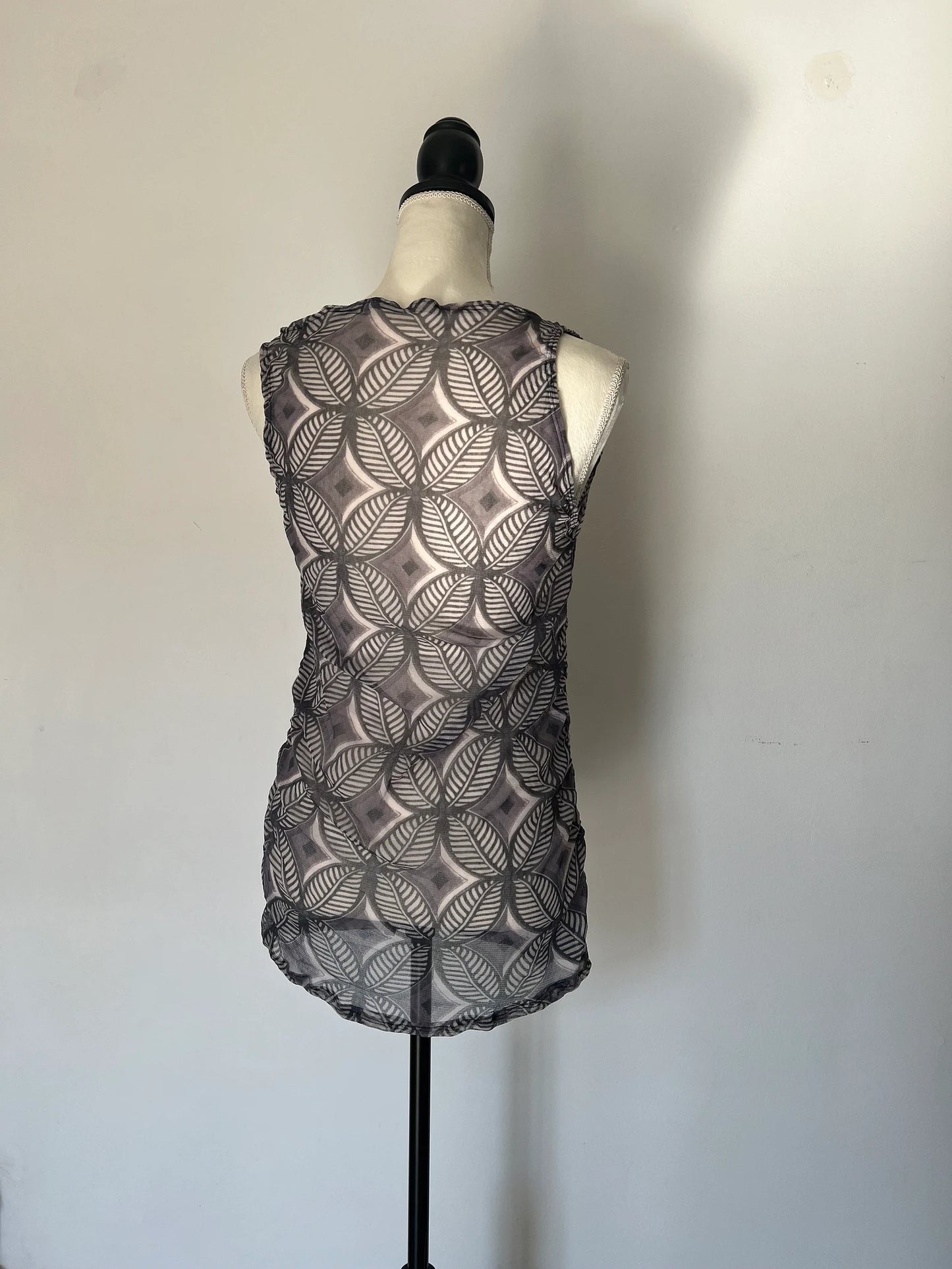 SHEER MESH DRESS