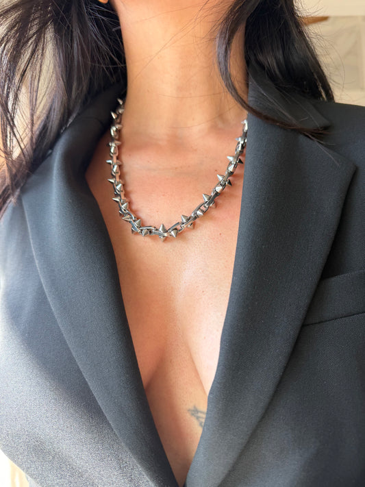 Spike Stainless steel choker | grunge necklace | edgy alternative necklace | punk