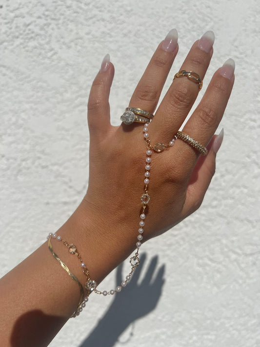 18K GP RING BRACELET | HANDLET BRACELET