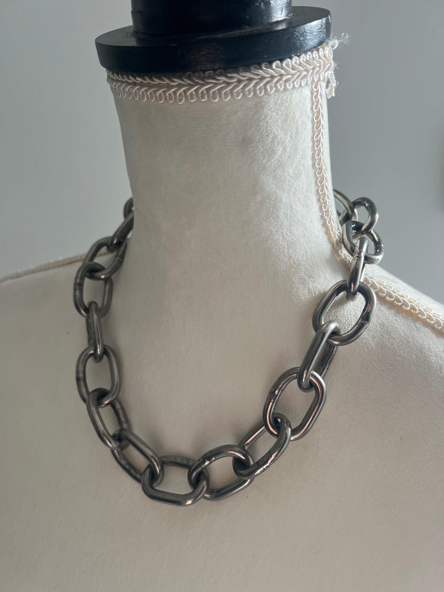 HEAVY UNISEX STAINLESS STEEL CHOKER | NECKLACE