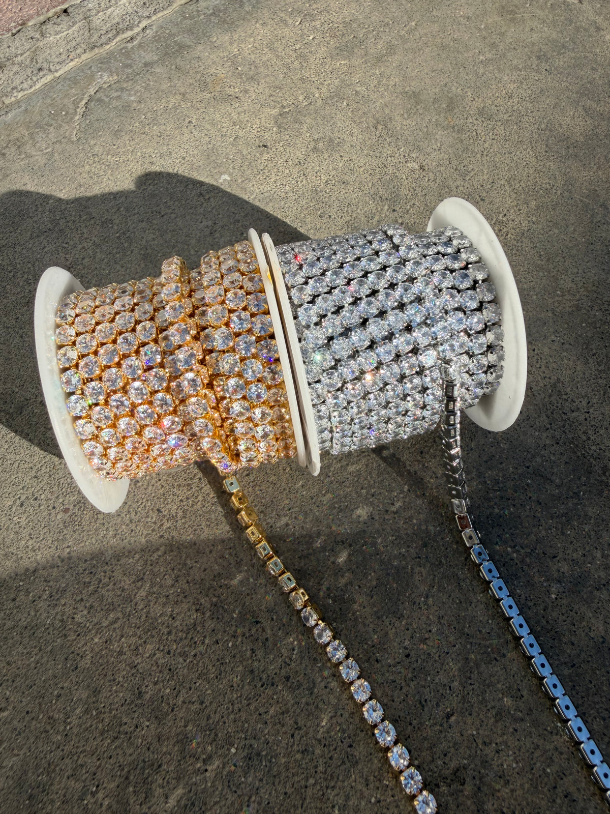 Diamond Tennis Anklet | 18K Gold Plated stainless steel Anklet