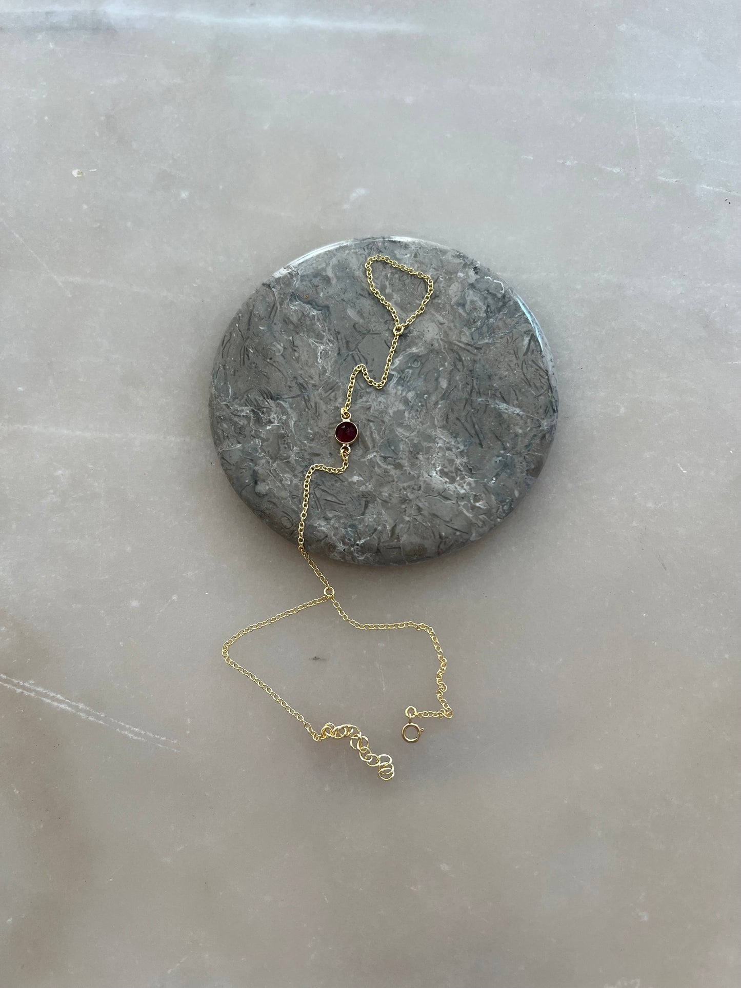 BIRTHSTONE HAND CHAIN