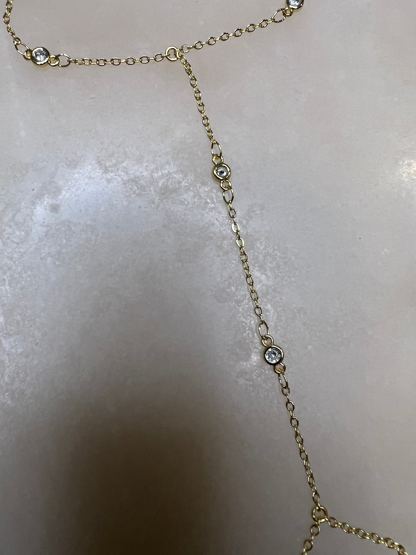 CZ MINIMALIST HAND CHAIN