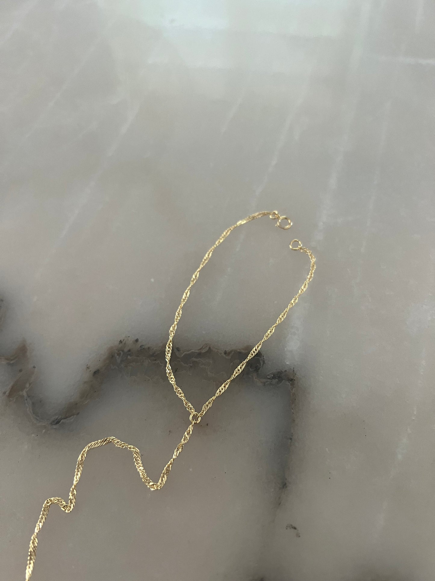 18K GP SIGNAPORE HAND CHAIN