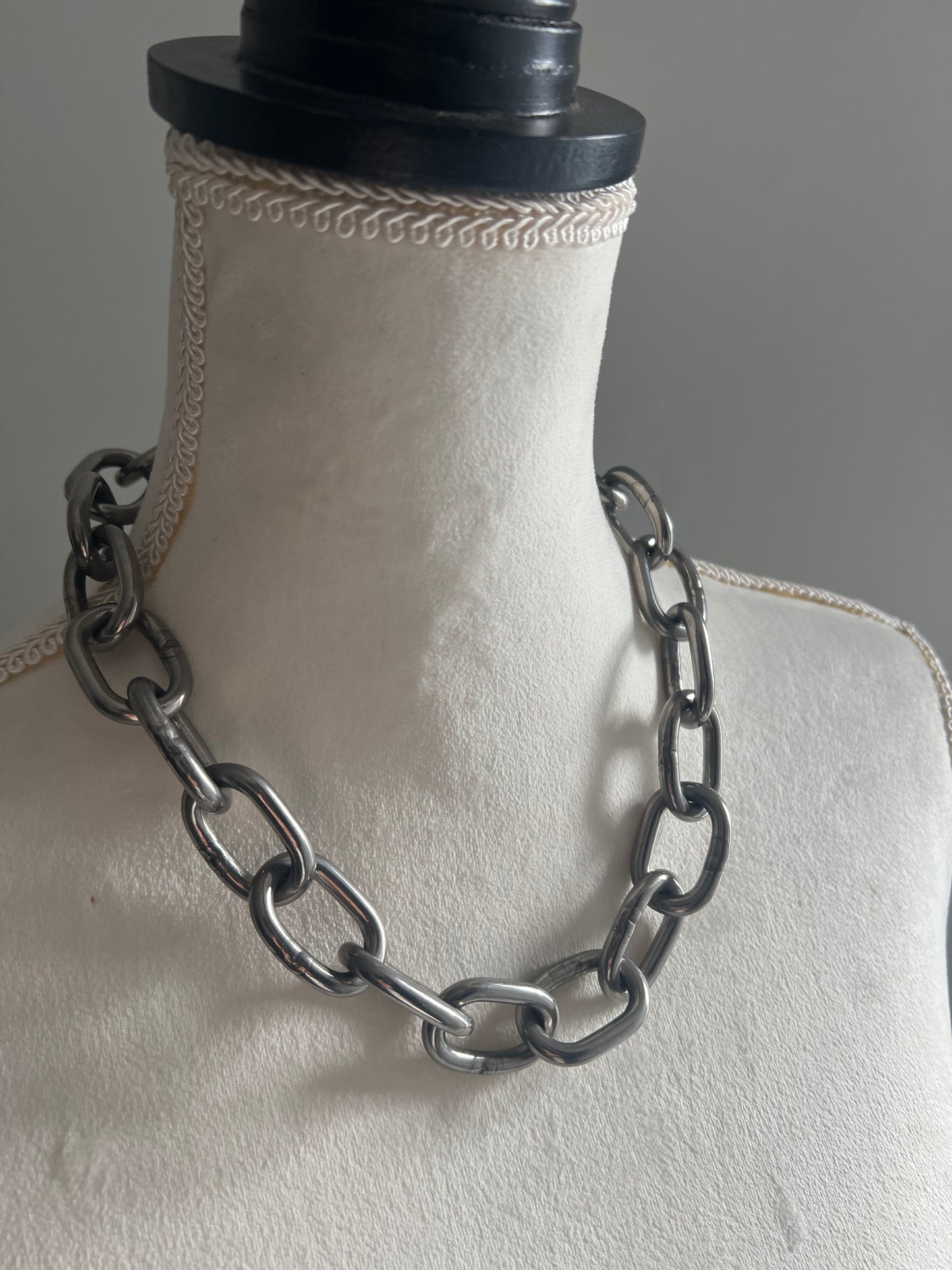 HEAVY UNISEX STAINLESS STEEL CHOKER | NECKLACE