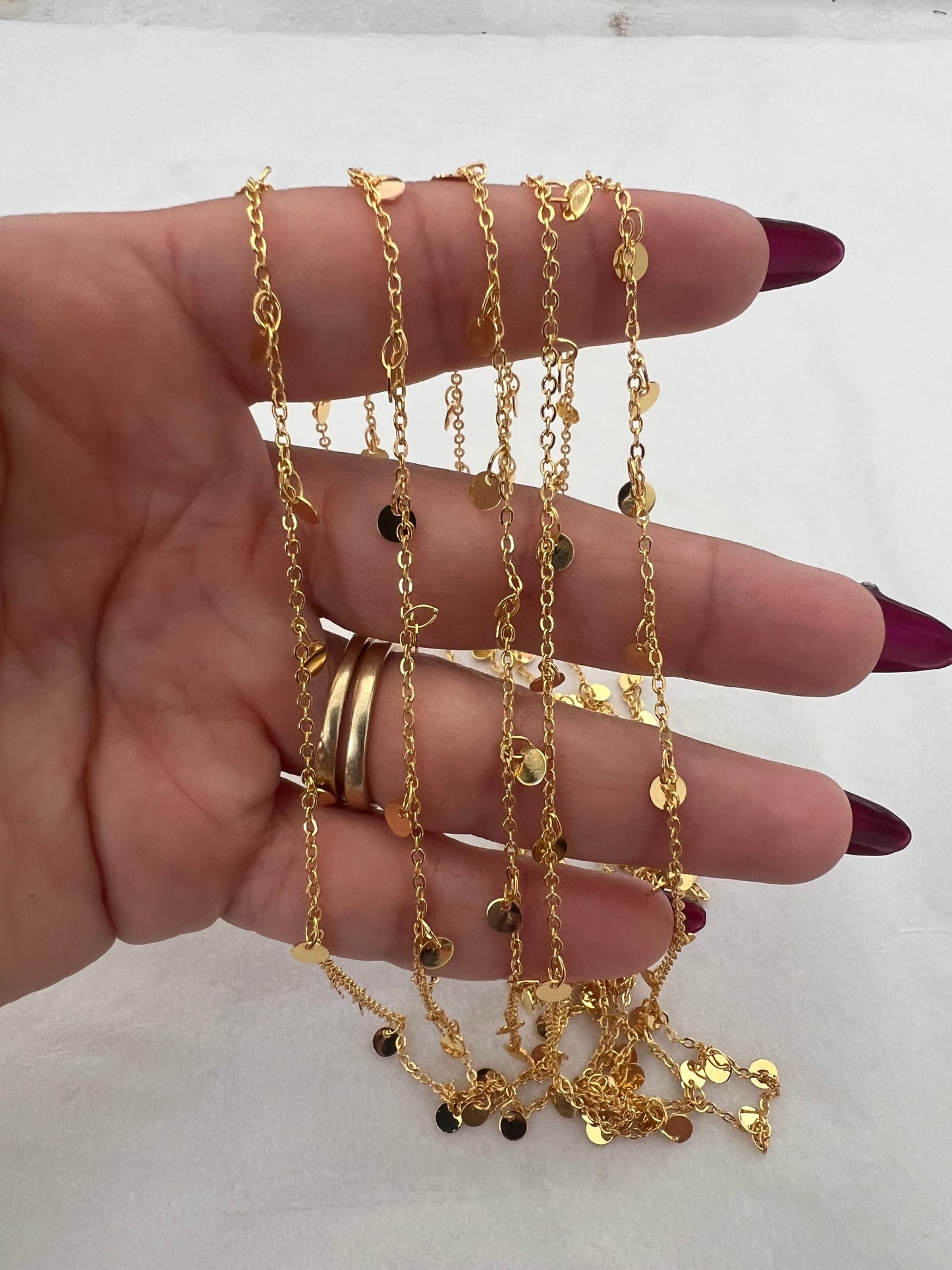 DISC CHARM WAIST CHAIN