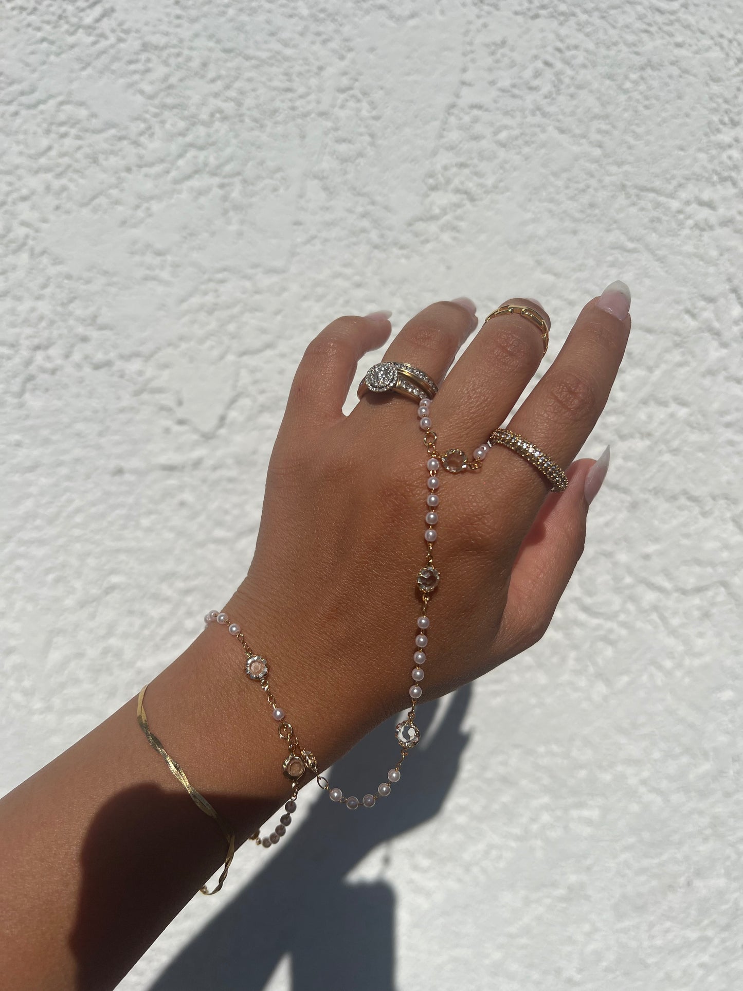 18K GP RING BRACELET | HANDLET BRACELET