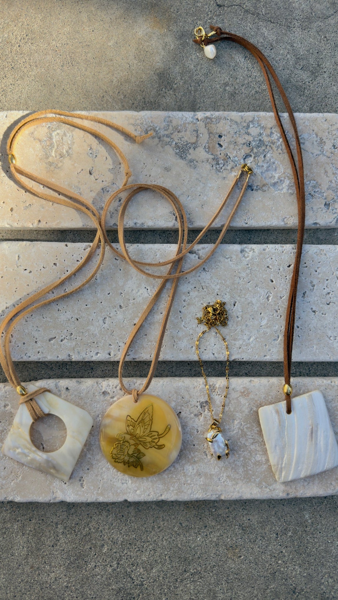 Coastal necklace | Shell Necklace | pearl necklace