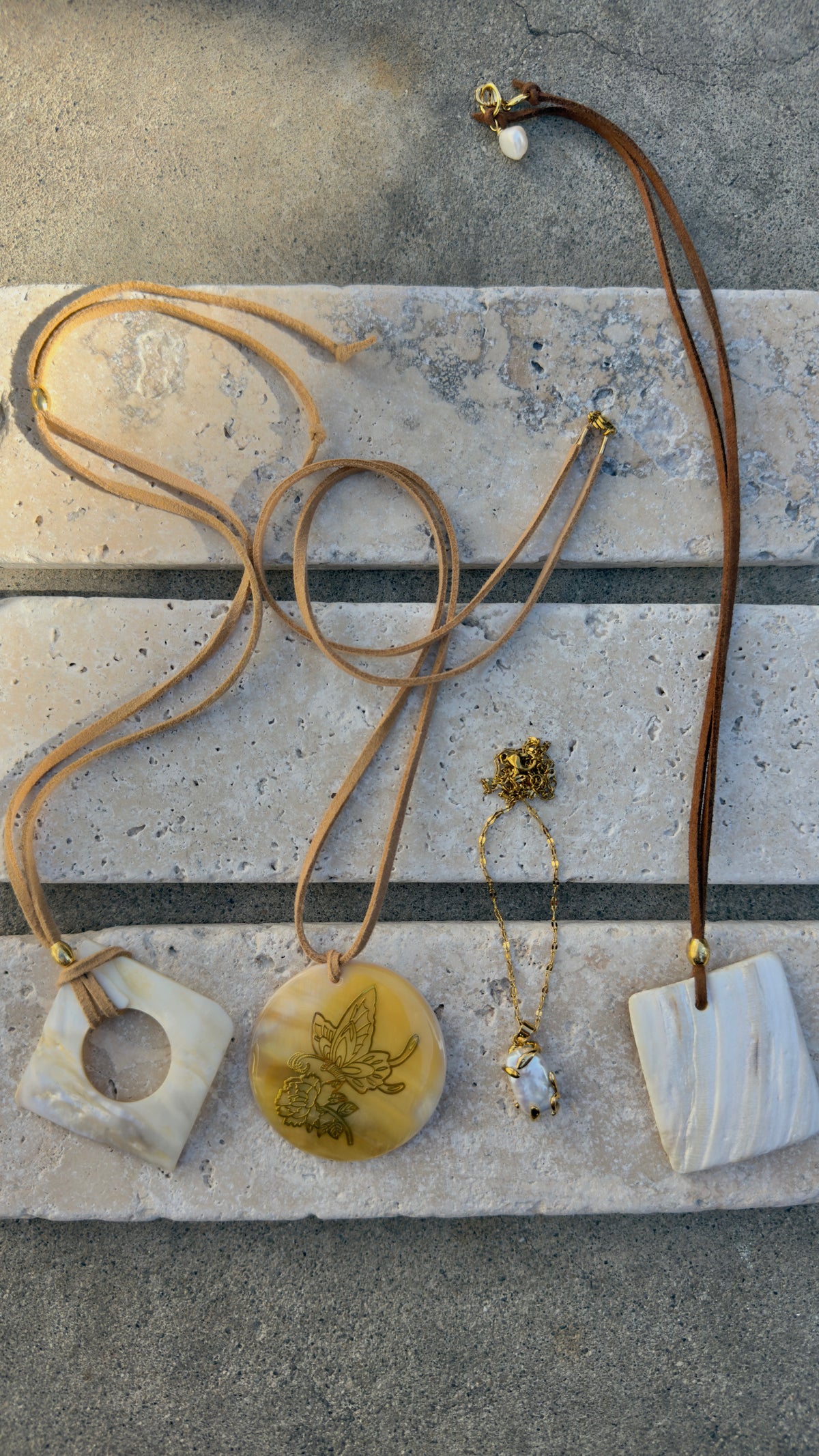 Coastal necklace | Shell Necklace | pearl necklace
