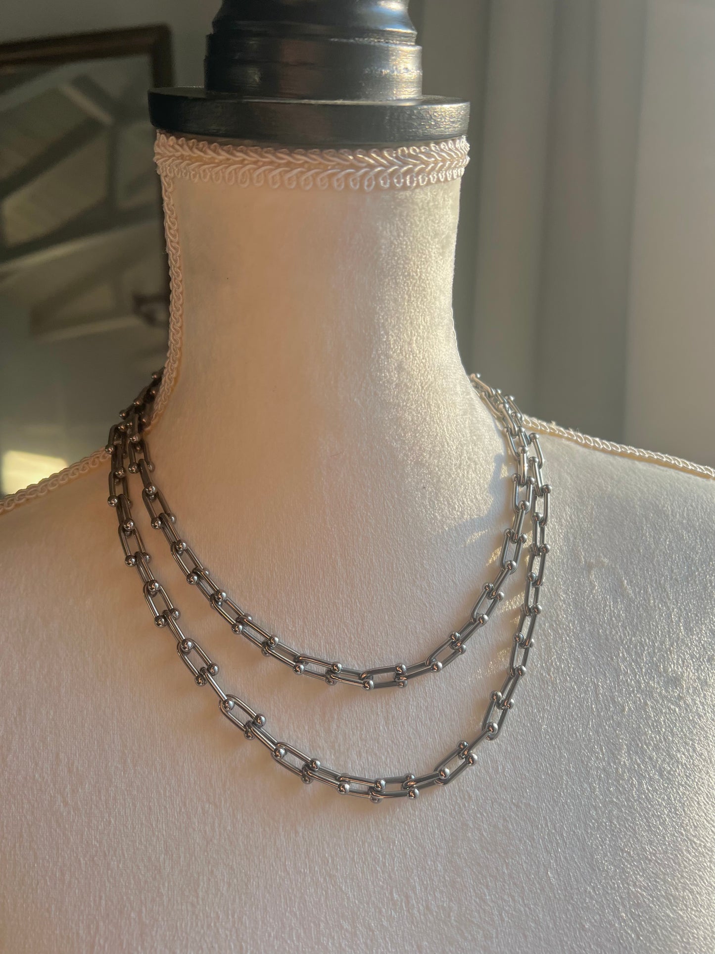 Stainless Steel U Chain Necklace