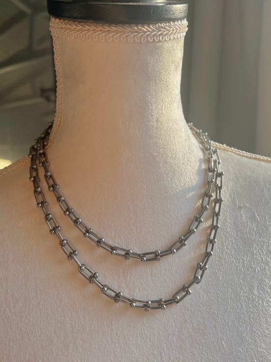 Stainless Steel U Chain Necklace