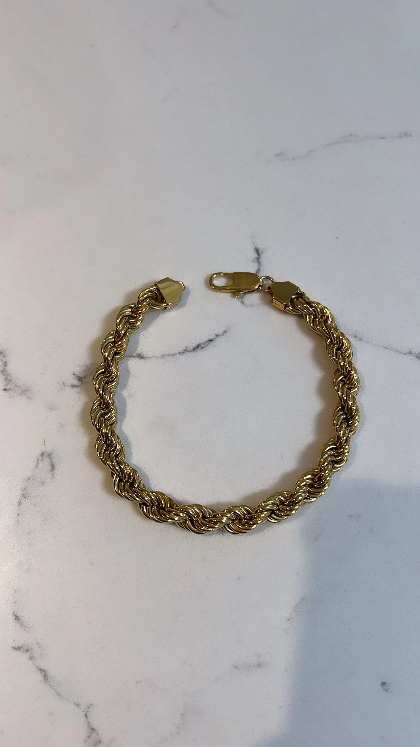 18K GP ROPE CHAIN ANKLET