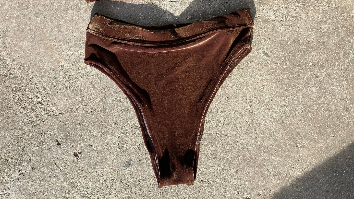 BROWN VELVET SET | FESTIVAL - RAVE